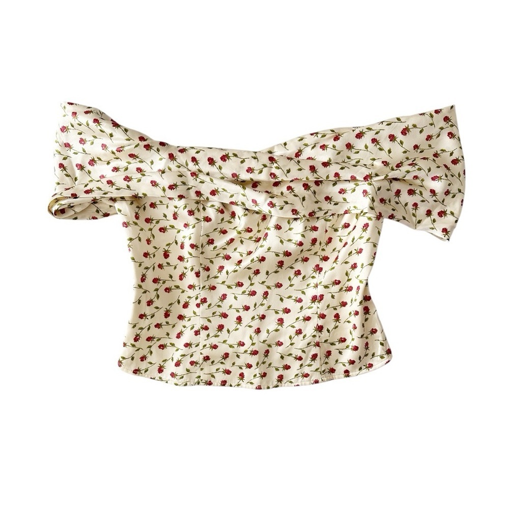 Reformation Lux Silk Top
